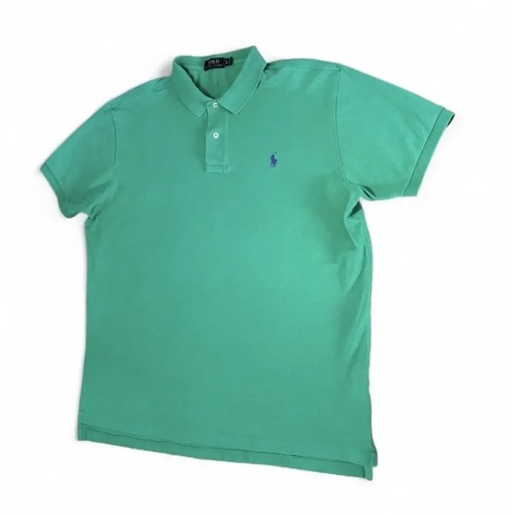 Polo Ralph Lauren Men's Green Classic Short Sleeve Cotton Polo Shirt Size XL